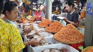 kampot Street Food - Dried And Fresh Seafood - Best Food Tour Ever Part 3