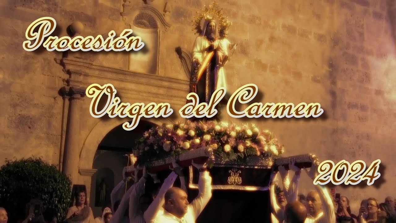 Procesión Virgen de Carmen 2024 Huecija