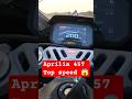 Aprilia 457 top speed 200 ☠️😱 #aprilia #aprilia457 #shortsfeed #shorts #short #viralfeed #biker