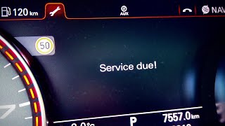 Audi A6 C7 (4G) reset service due! reminder message