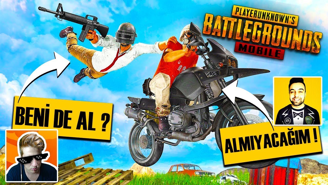 ÜMİDİ BENİ MOTORA ALMADI,BAKIN SONRA NE OLDU !? - PUBG Mobile