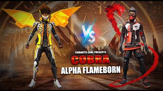 COBRA VS ALPHA | ALPHA FLAMEBORN STORY | FREE FIRE SUPERHERO MOVIE | FREE FIRE ACTION STORY