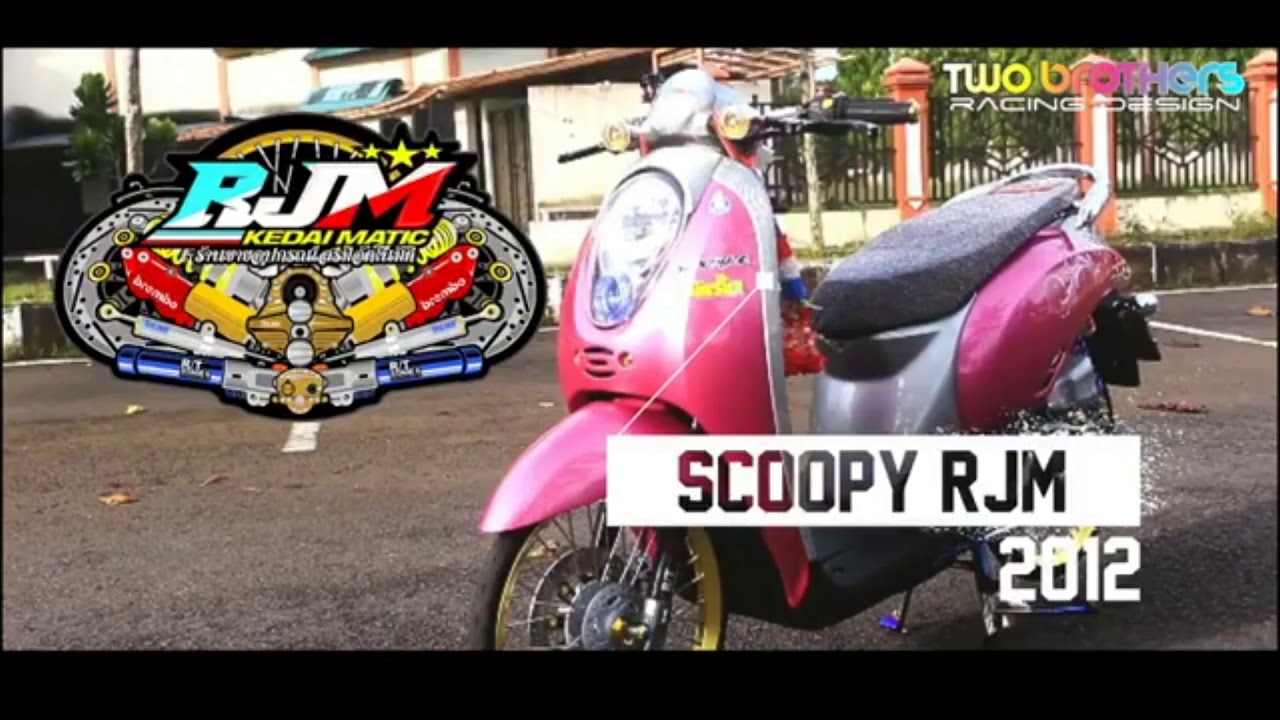 MODIFIKASI FULL ALA THAILAND HONDA SCOOPY 2011RJM KOTA BANJAR YouTube