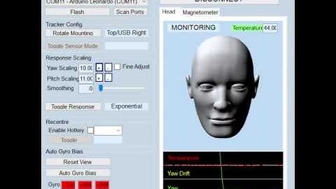EDTracker DIY Arduino 3.3V 8Mhz Yaw Glitch