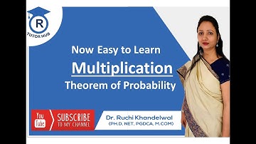 Multiplication Theorem of Probability | Examination Questions | Dr. Ruchi Khandelwal