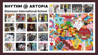 Artopia 2025 at EISB | Rhythm Guides His Papa Through a Beautiful School Art Exhibition