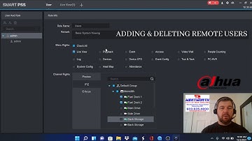 Dahua Smart PSS: How to Add and Delete Remote Users