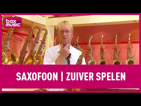Saxofoon-techniek: Zuiver spelen | Bax Music