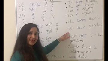 Italian in Punjabi/ VERBO ESSERE/ lesson 11