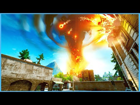 tilted-towers-has-been-destroyed-&-the-drum-gun-is-back!-(volcano-eruption-event-in-fortnite)