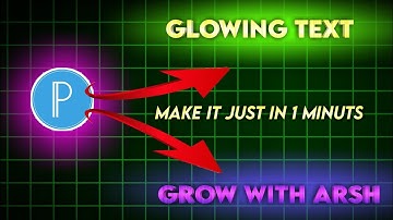 How to Create Glowing Text in Pixellab 🔥🤩| Neon Text Effect in Pixellab | 1 Minute Editing Tutoria🔥
