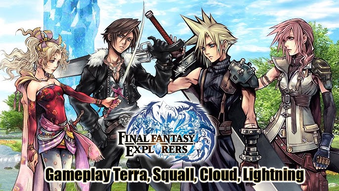 Detalhados personagens legacy de Final Fantasy Explorers