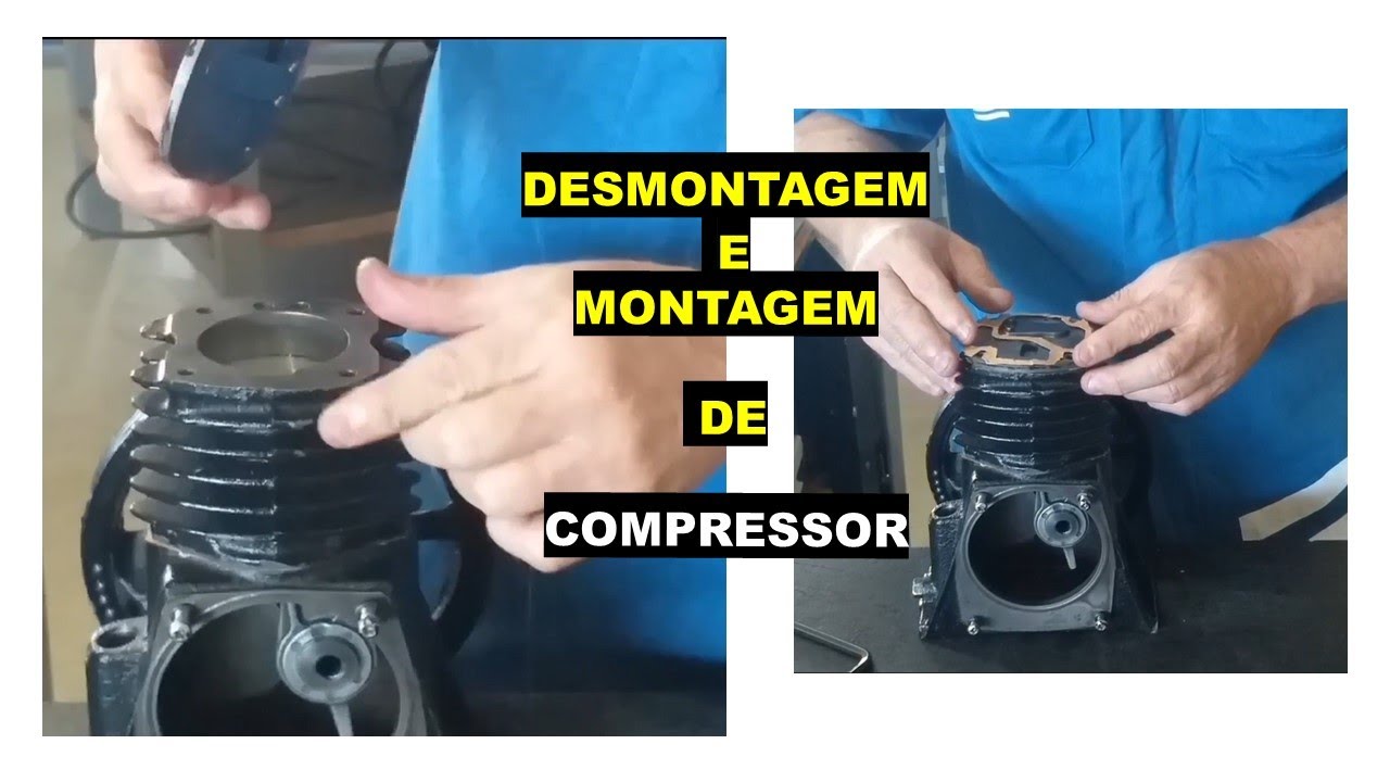 Desmontagem e montagem de compressor - YouTube