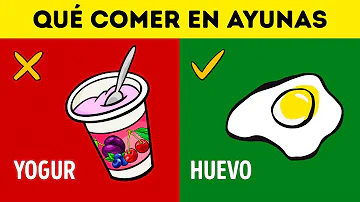 ¿Qué alimentos son mejores con el estómago vacío?