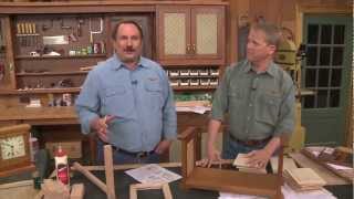 The Woodsmith Shop: Episode 602 Sneak Peek #1 Two weekend projects from the Woodsmith Shop TV show in this Season 6 sneak preview! A book rack and mantel clock.