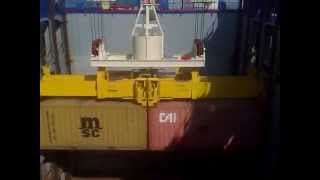 Discharging MSC PROVIDER - Port of Koper - Container terminal
