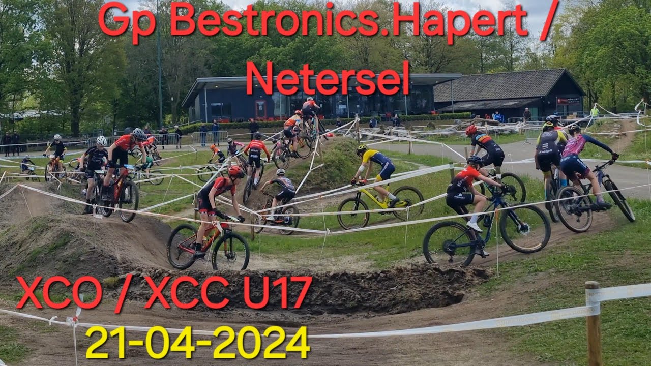 Netersel / Hapert  21-04-2024 XCC / XCO U17 korte versie  tijdrit/wedstrijd ,