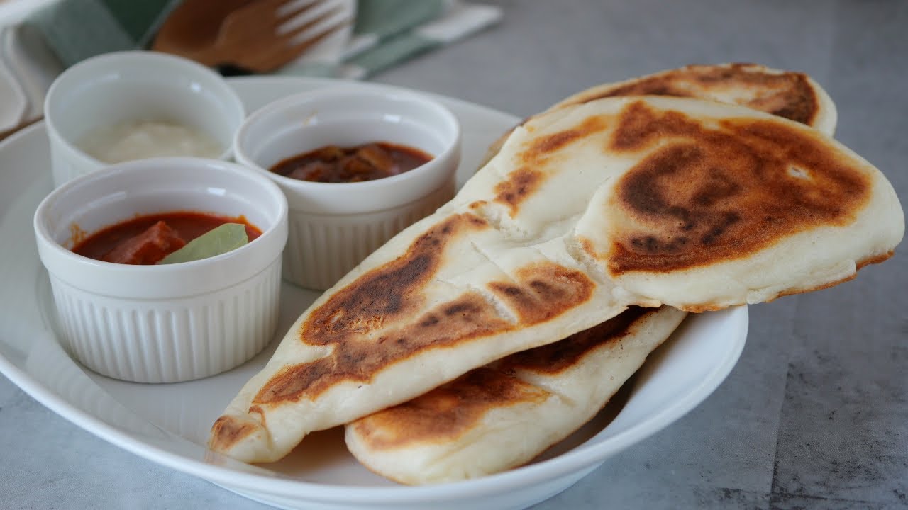 【何度もやってたどり着いた絶品すぎる♡米粉のナン】「簡単なのにこの旨さ♪」この材料の組み合わせがベスト! | Gluten-free  Rice Flour Naan bread