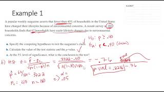 Hypothesis Test for the Population Proportion (9.4)