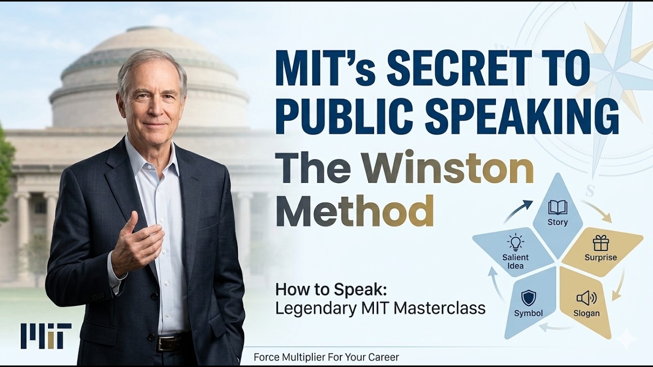 Patrick's Method MIT’s Secret to Public Speaking: The Patrick Winston Method - YouTube