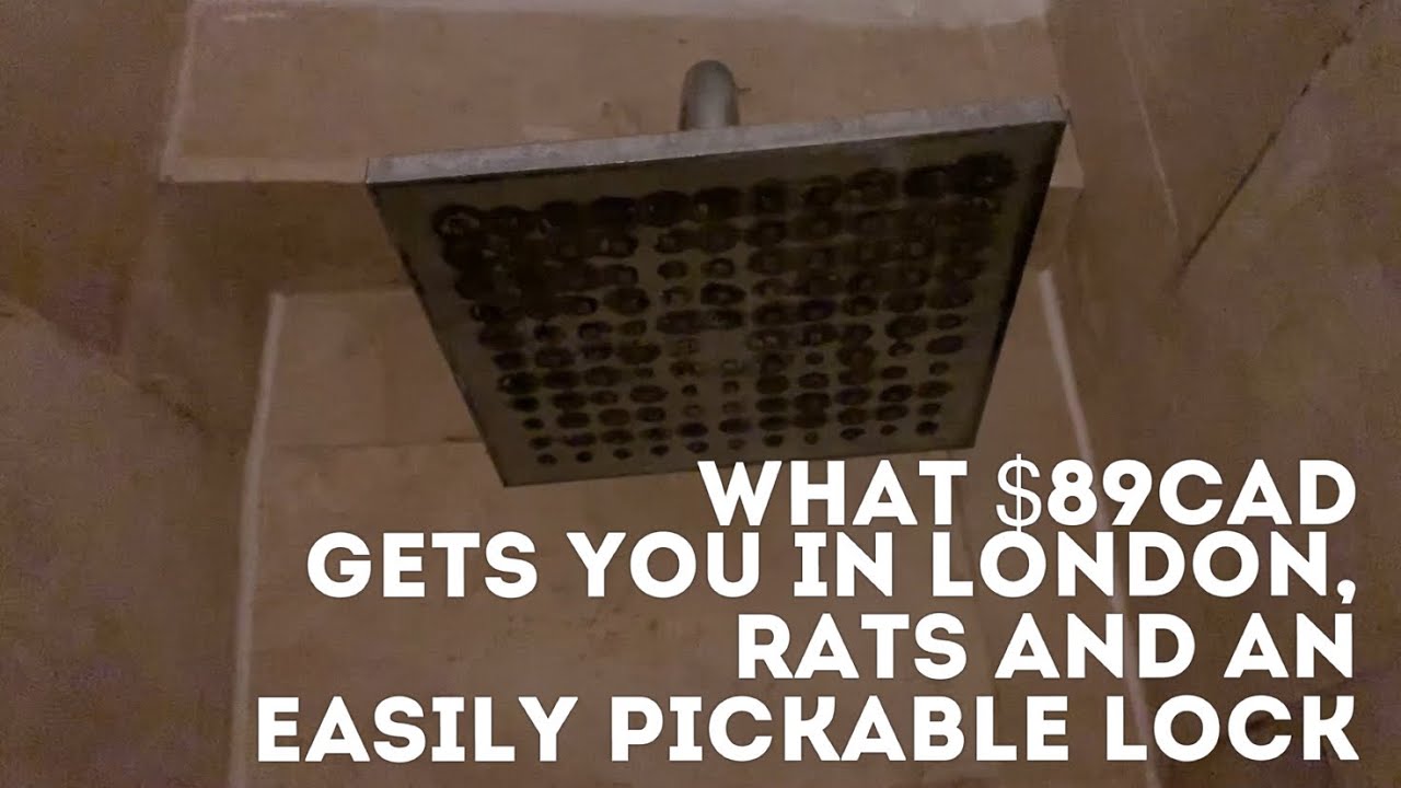 What $89CAD Gets You in London, Rats and an Easily Pickable Lock