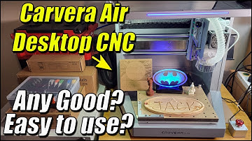 Makera Carvera Air Desktop CNC Review - Any Good? Easy Use?