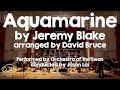 Aquamarine - Jeremy Blake, arranged by David Bruce