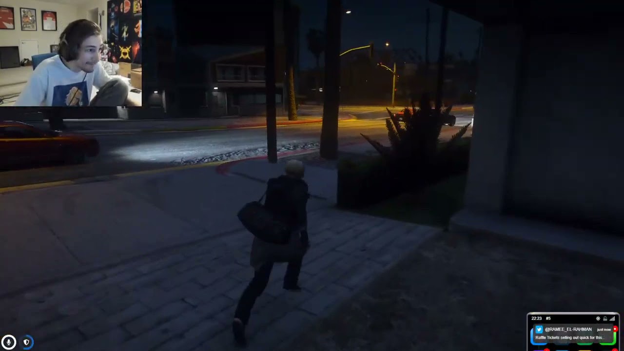 xqc knocks out adept after getting released | GTA 5 RP NoPixel 3.0