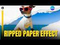 How to Create Aesthetic Ripped Paper Collages in Canva