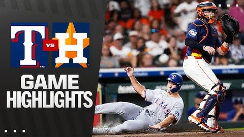 Rangers vs. Astros Game Highlights (7/13/25) | MLB Highlights