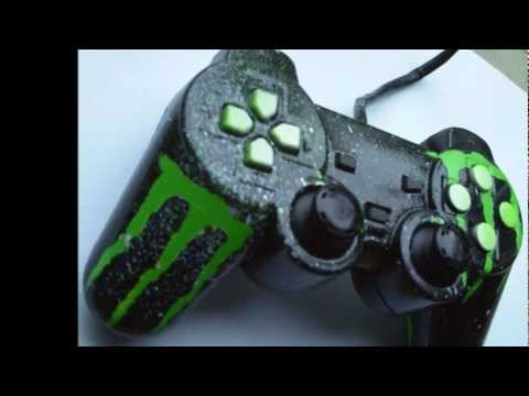 Monster Energy Custom PS2 Controller