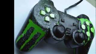 Monster Energy Custom PS2 Controller