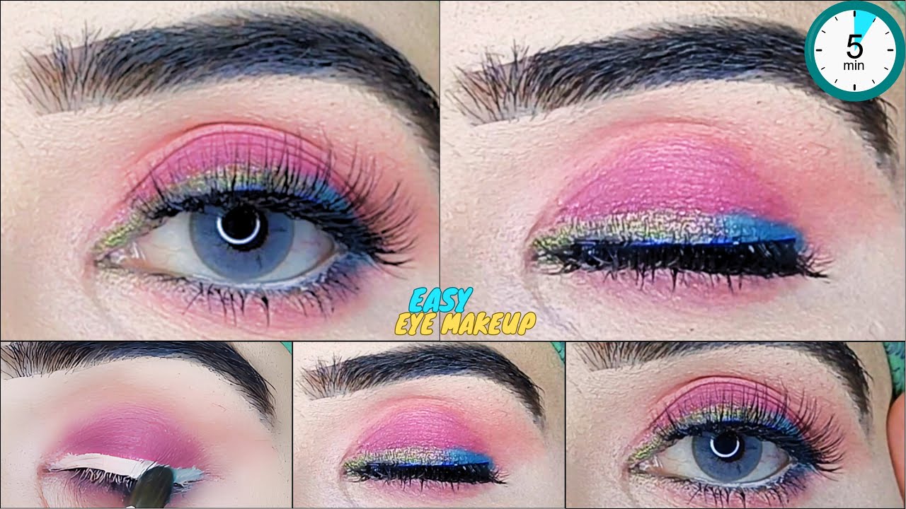 Easy 5 minute eye makeup tutorial | Easy Eye Makeup tutorial for ...