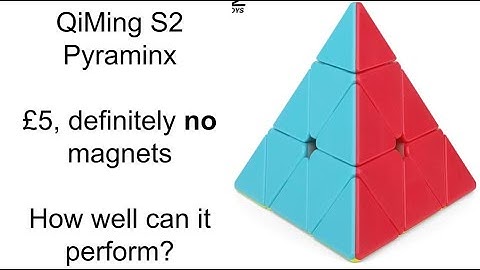 QiMing S2 Pyraminx review | £5 and definitely no magnets | how well can it perform?