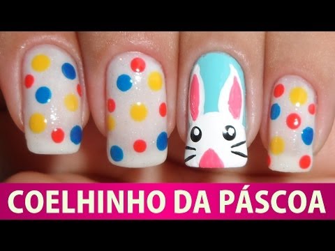 Como Fazer: Unha Decorada - Coelhinho da Páscoa