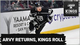 Arvidsson returns, Kings roll