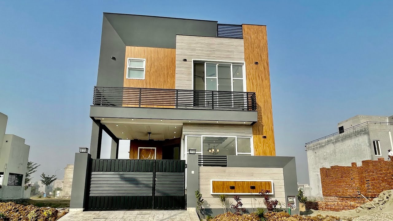 5 Marla Brand New Modern House with Basement For Sale In DHA Lahore