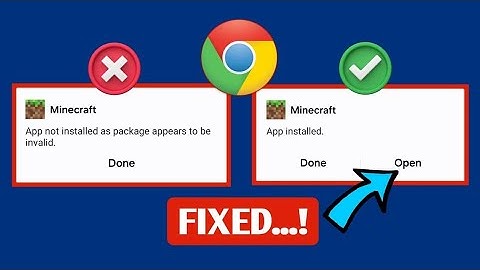 FIX: APP NOT INSTALLED AS APP ISN
