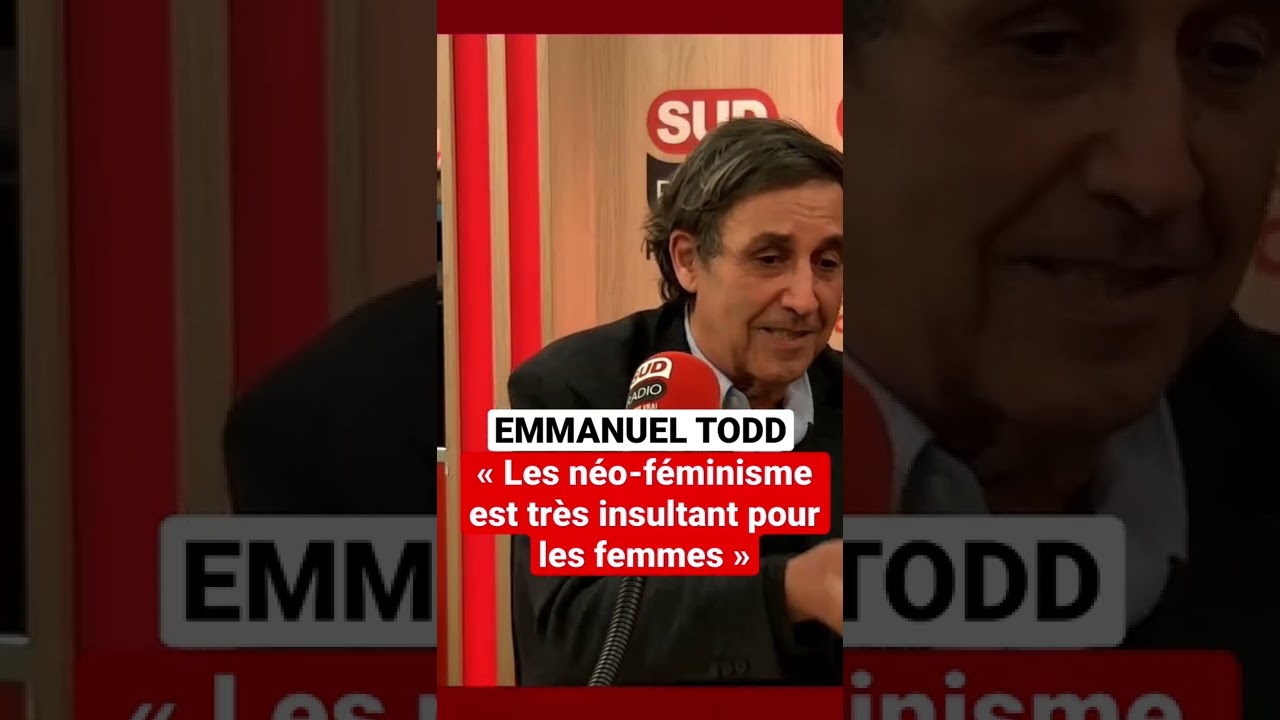 ￼￼?Emmanuel Todd est l’invité d’Alexandre Devecchio sur Sud Radio