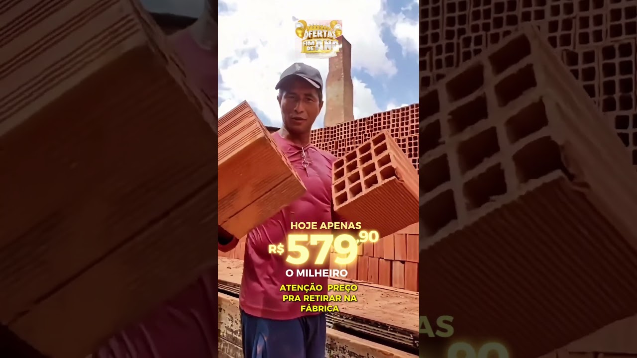 Tijolos direto da fábrica RECIFE| NEGOCIE COM O DONO! #tijolo #pedreiro #trabalho #obra