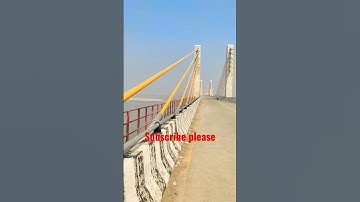Extradosed Bridge on Ganga #shorts #youtubeshorts