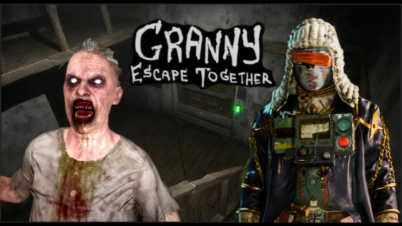 СБЕЖАЛ ОТ БАБКИ ЧЕРЕЗ ДВЕРЬ - Granny Escape Together - #1