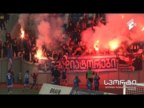 ფეხბურთი: მთავარი ქართული დერბი - \"დინამო\"  \"ტორპედო\" - თითქმის ცარიელი ტრიბუნების ფონზე