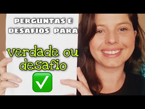 Português  Perguntas para conhecer, Perguntas para amigos, Verdade ou  desafio perguntas