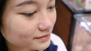 Cara Menindik Hidung Nostril Piercing
