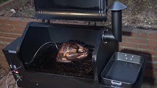 ... shows how to smoke a whole turkey on pellet grill. you can use
green mountain grill, tr...