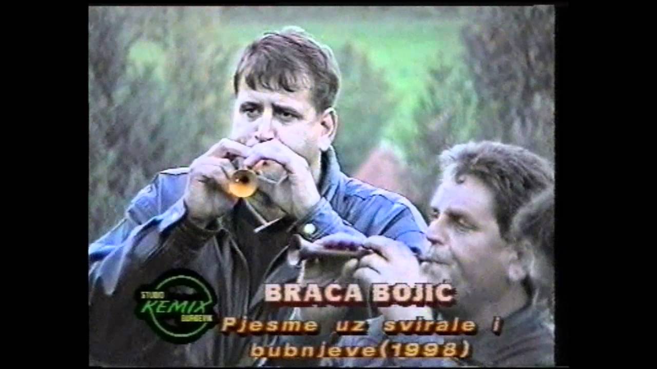 Braca Bojic(Pjesma uz svirale i bubnjeve UZIVO)Studio Kemix(Officiall video) 1998