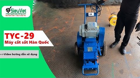 Hướng dẫn sử dụng máy cắt sắt BX25 Taeyeon TYC-29 Hàn Quốc ( Có cò ra lệnh cắt )