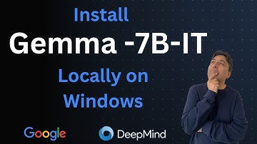 Install Gemma-7b-it Locally on Windows