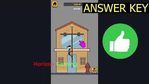 Draw to Save Stickman Story LEVEL 48 - Gameplay Walkthrough Android IOS